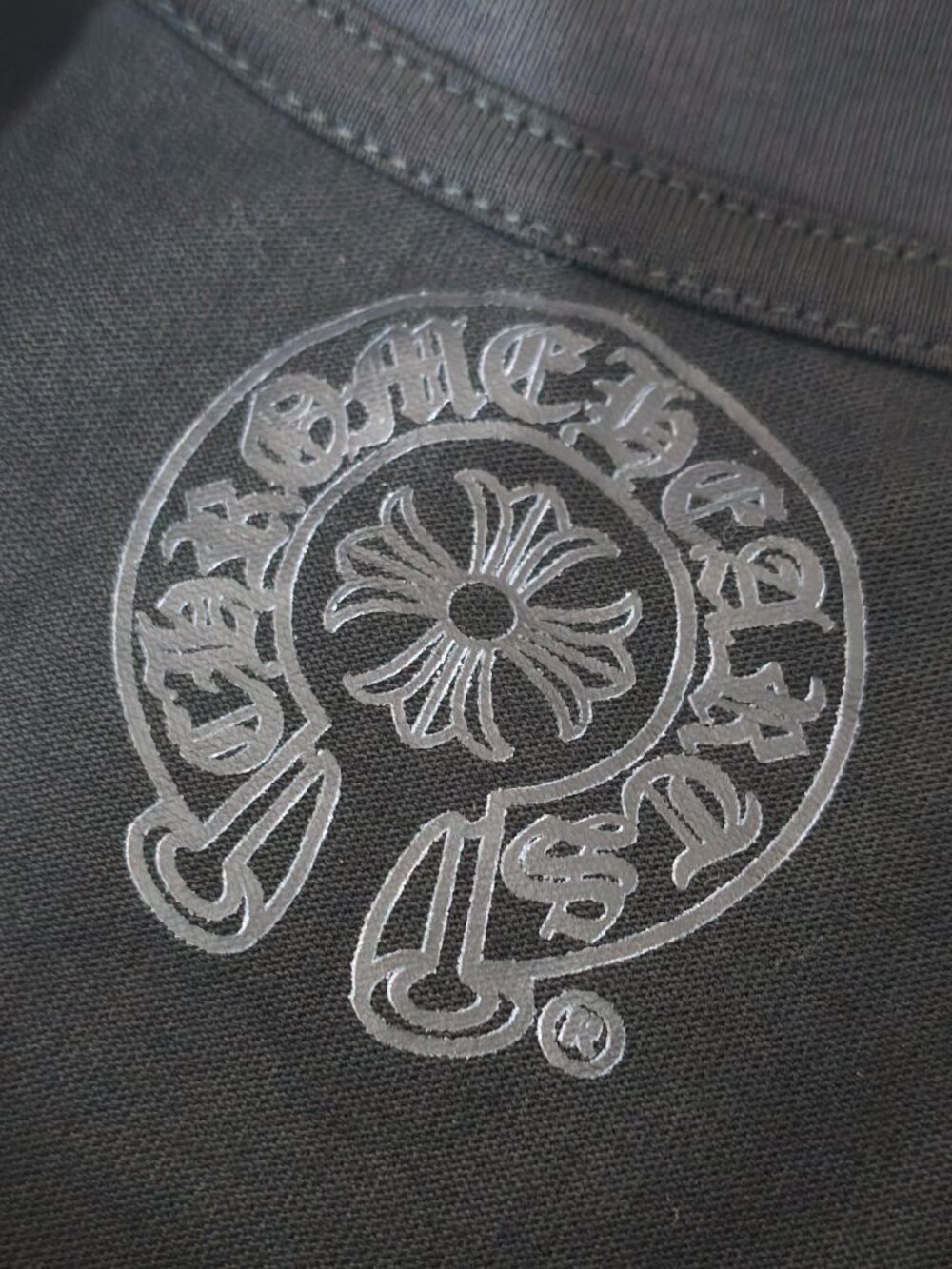 Black Chrome Hearts Multi Color Cross Pocket Tee M - Picture 10 of 10